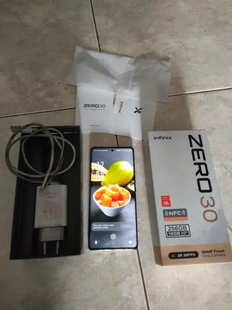 infinix zero 30 4G 8/256gb fullset