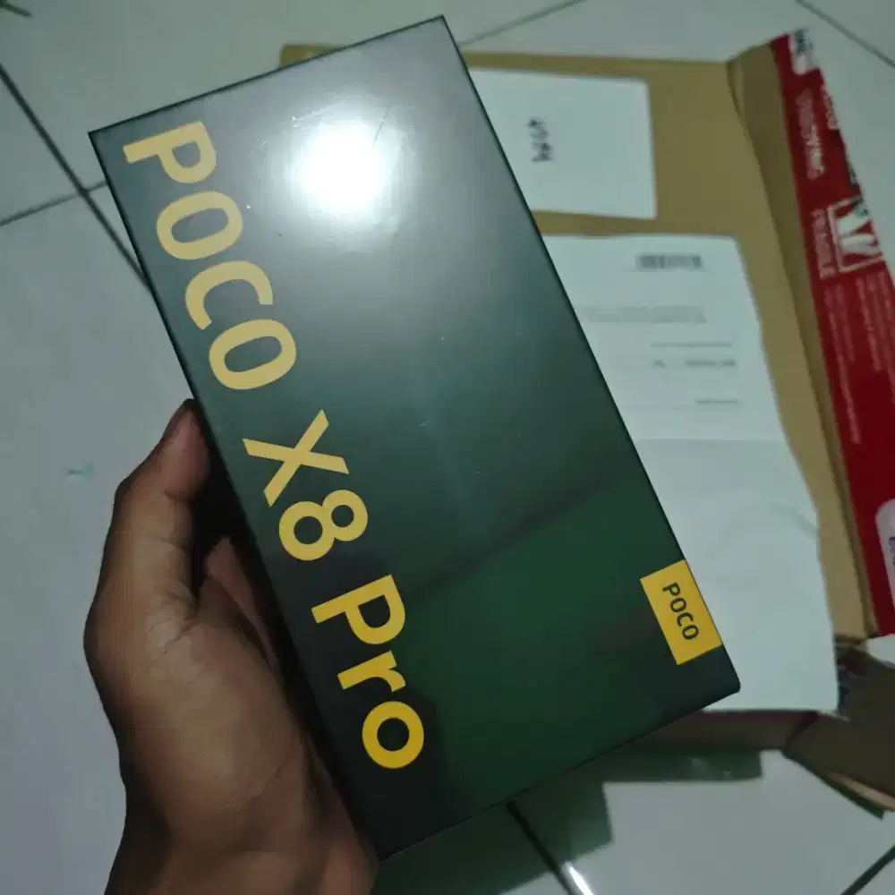 Poco x8 pro 12/512 GB white putih bnib garansi resmi bukan max x7 f7