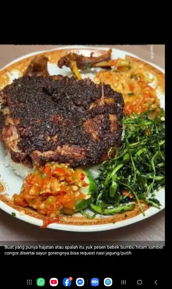 Bebek madura sambel congor