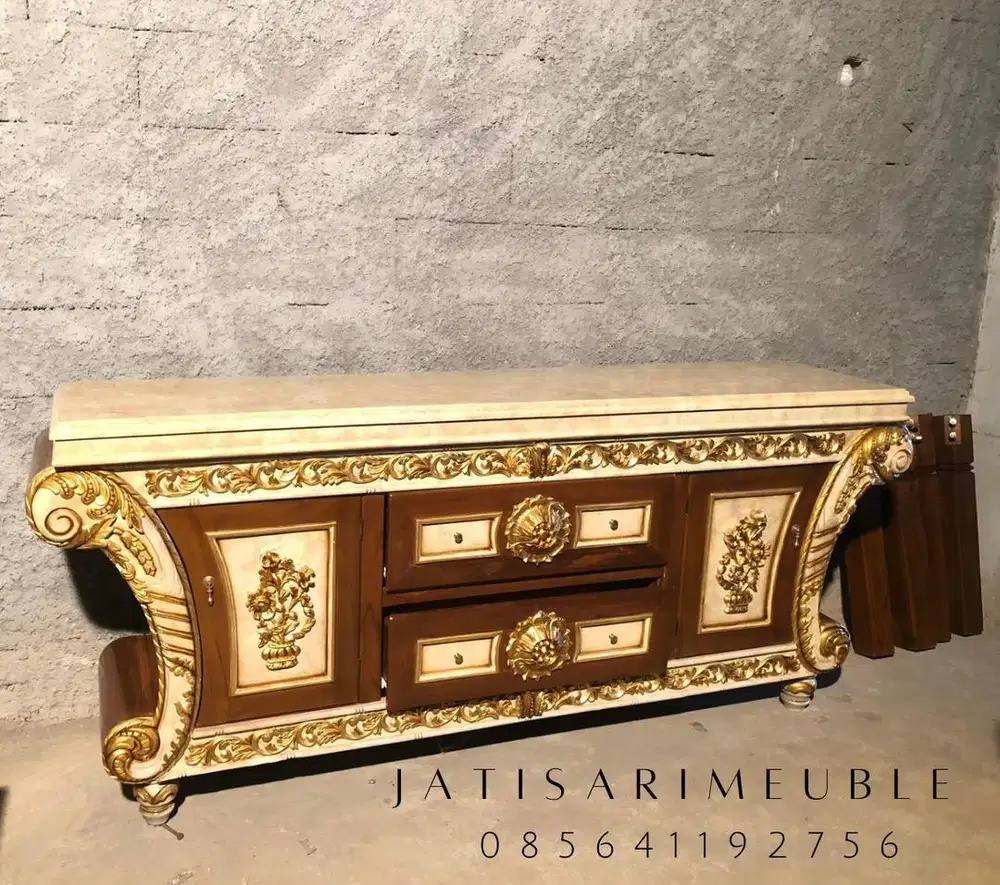 Bufet Tv Gelung kayu jati