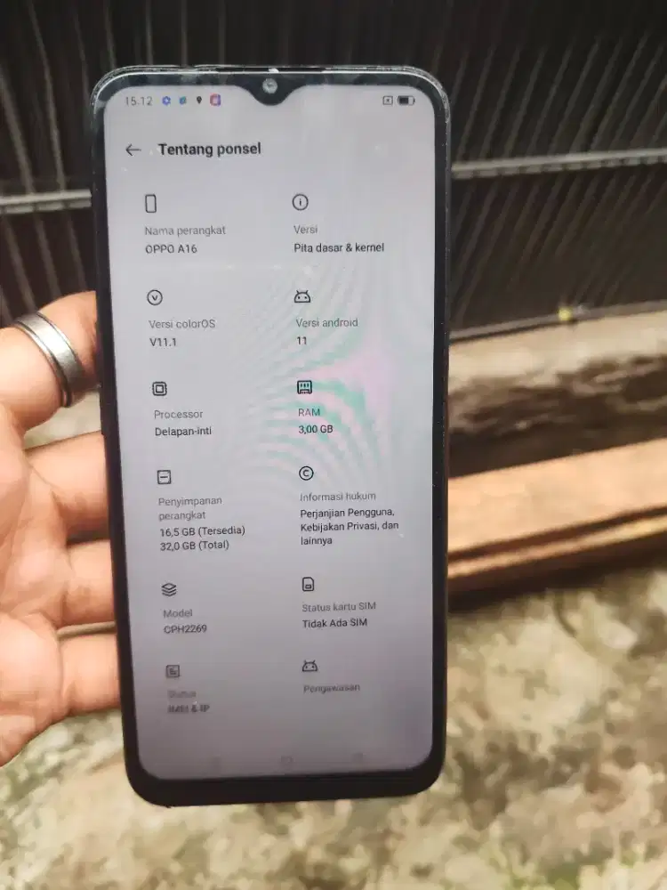 Oppo a16 ram3/32