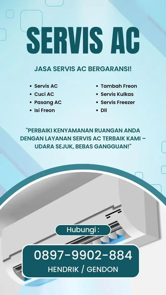 Servis AC / Jual Beli AC Bergaransi