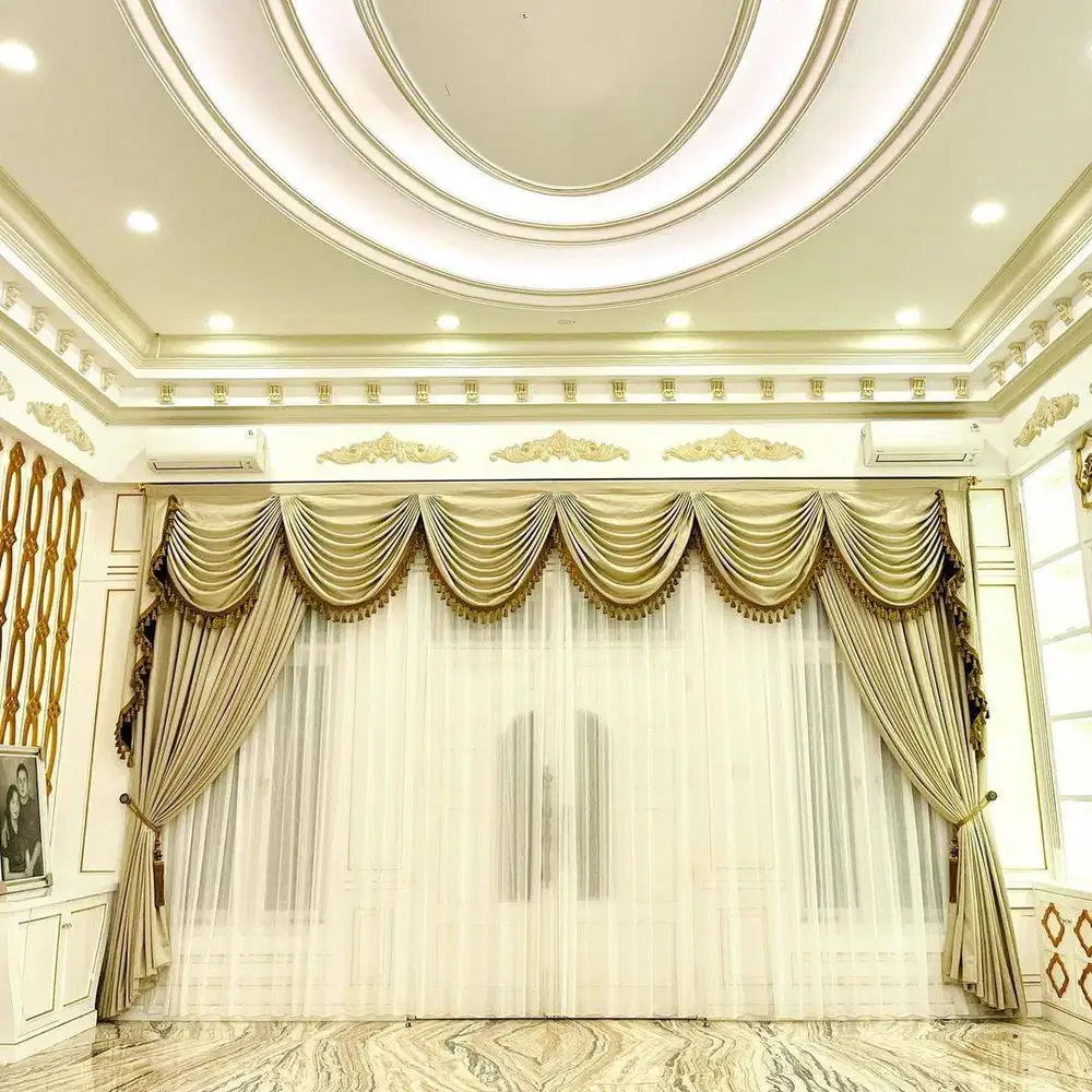 Terbaru Tirai Custom Gorden Jendela Gordyn Mewah Hordeng Murah