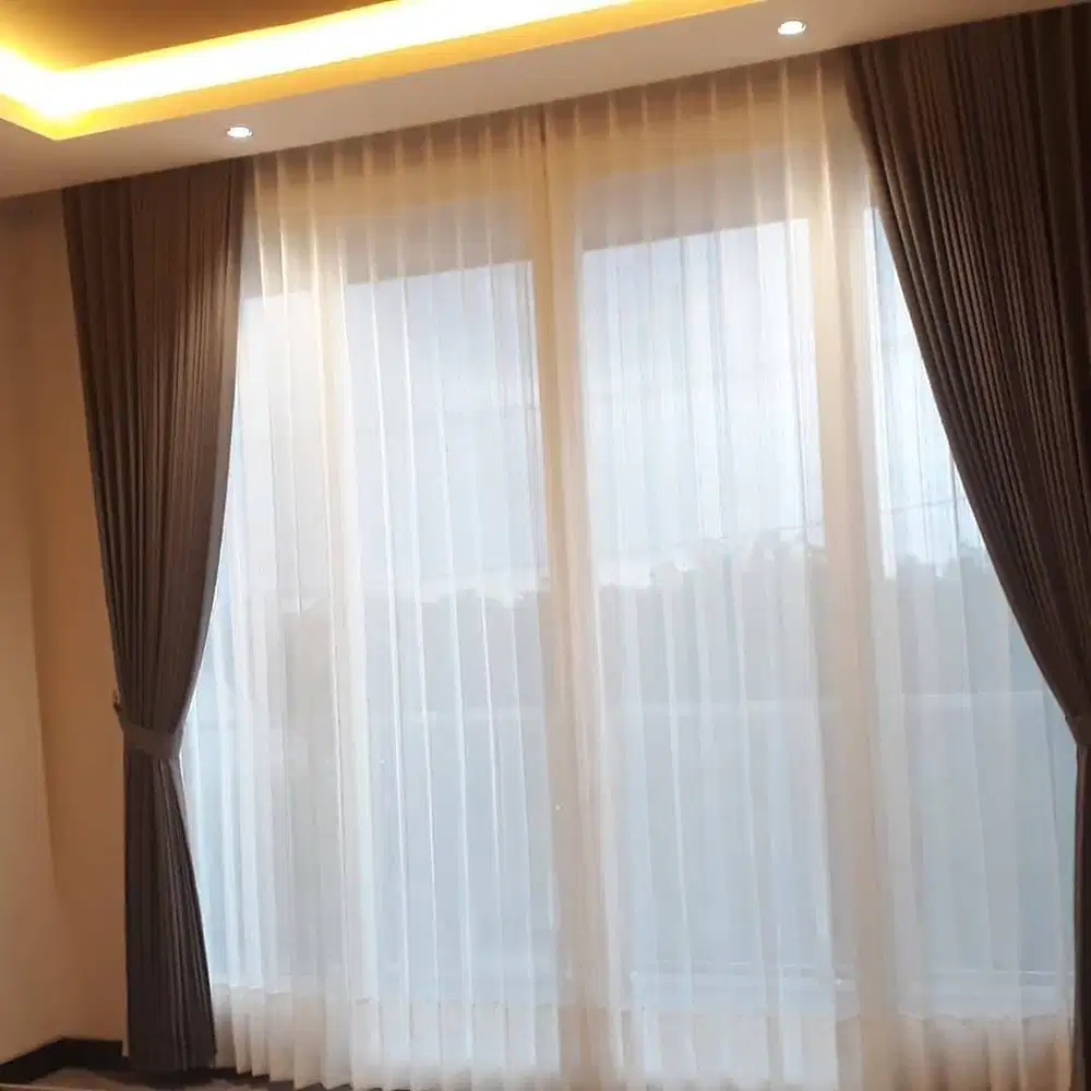 Tukang Tirai Gorden Jendela Gordyn Mewah Hordeng Terbaru Murah