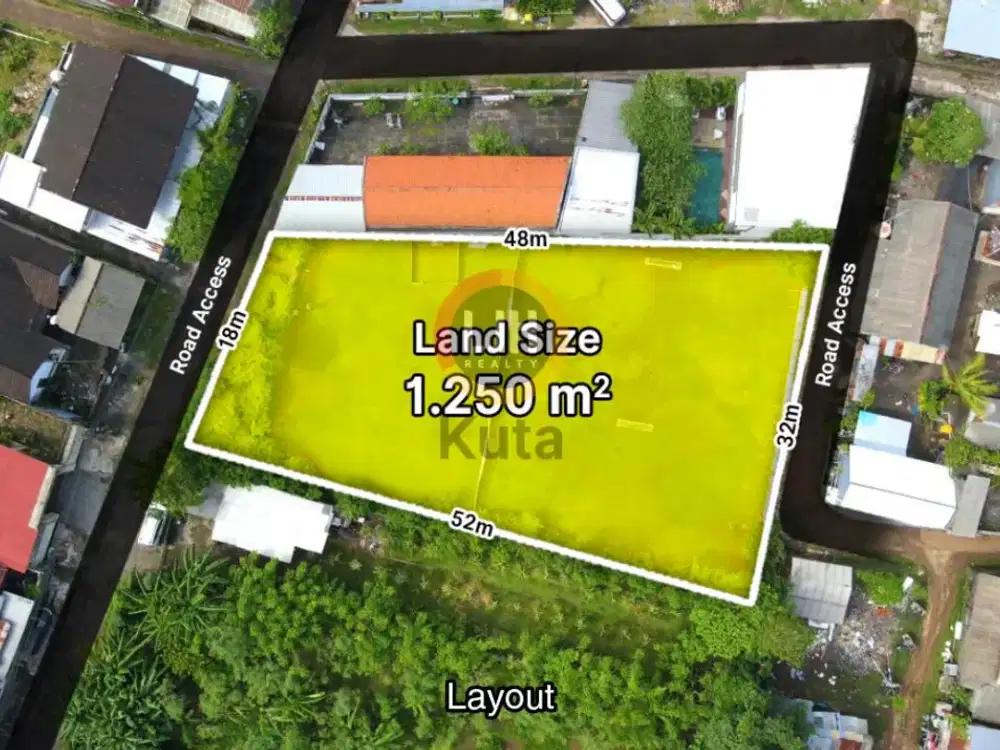 Tanah Sewa MURAH di Puri Gading, Jimbaran