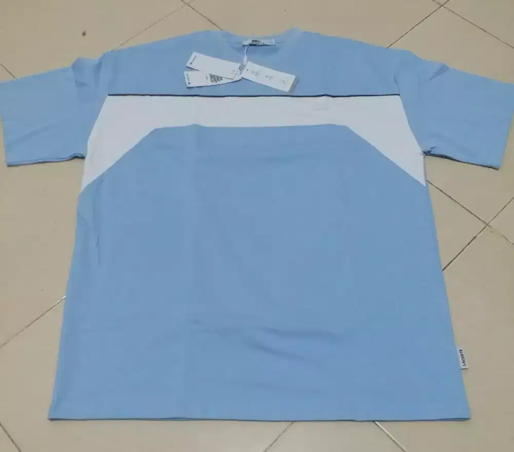 Kaos Lacoste Originial Size XXL (LD 120) Baru Fulltag