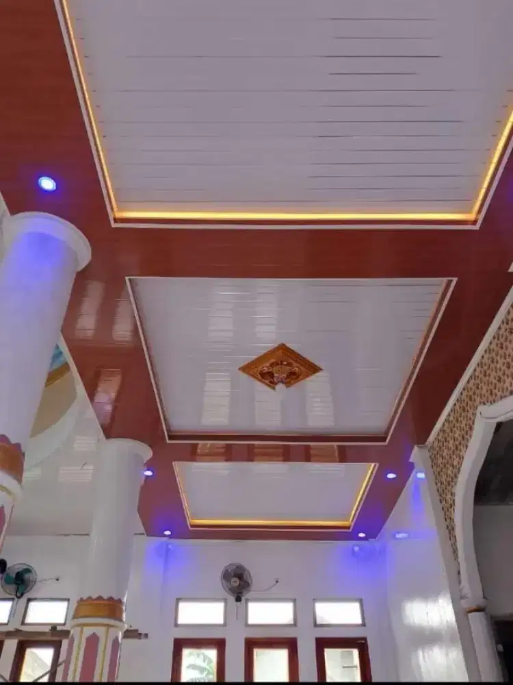 Pemasngan plapon pvc drof seling