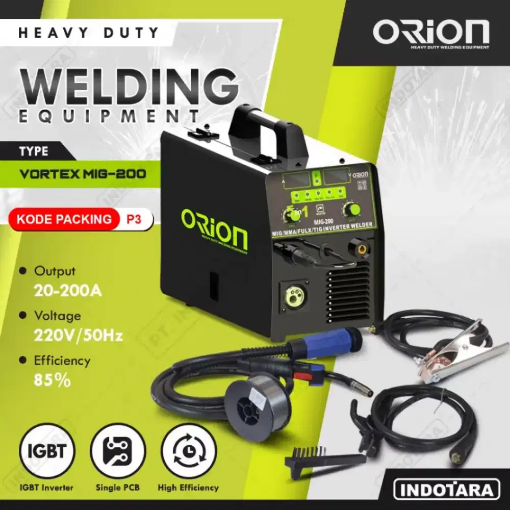 Mesin las Orion MIG200 / 6KVa
