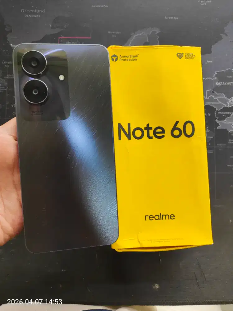 Realme note 60 6/128 fullset no minus no cacad