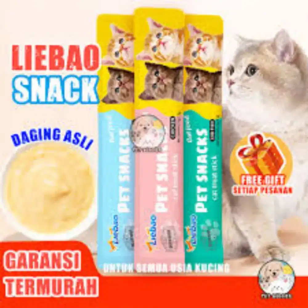 Cemilan kucing isi 10