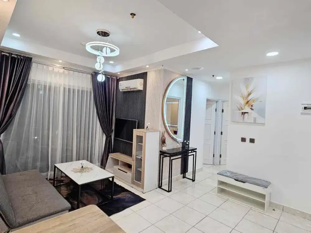 Disewakan apartemen city home MOI Kelapa gading 2 Kamar Furnish
