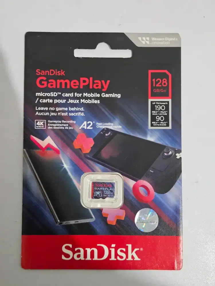 Microsd sandisk gameplay 128gb original new