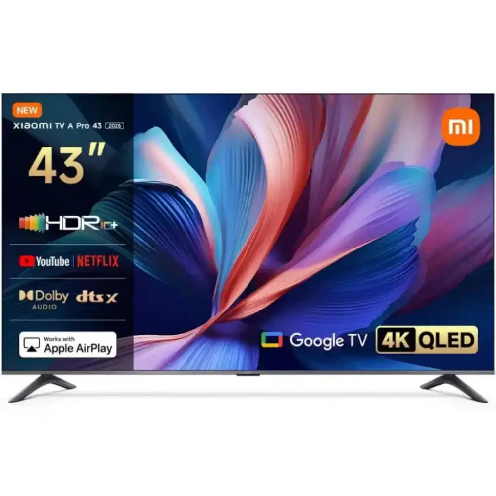 XIAOMI Google TV A Pro 43 2026 43 4K QLED MEMC HDR10+ Filmmaker Mode