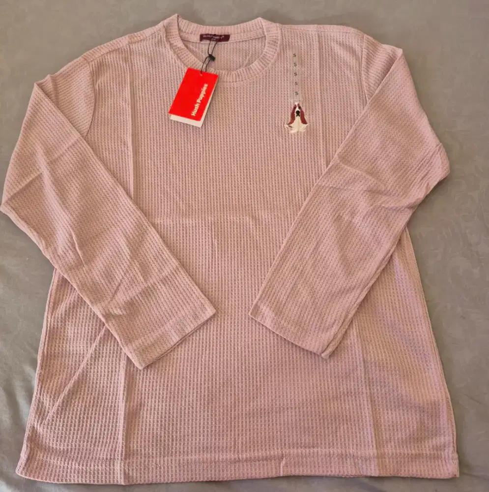 Atasan kaos dusty pink