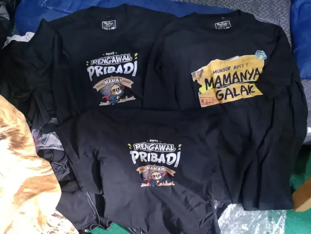 Jasa sablon satuan/lusinan,makloon jahit, pembuatan kostum/property