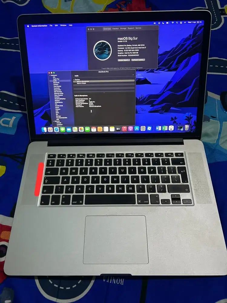Jual MacBook pro 2014 Retina