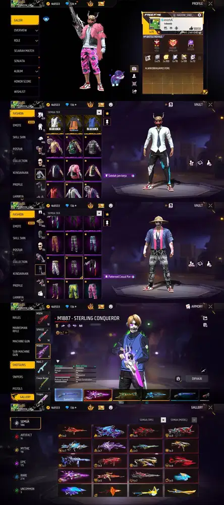 DI JUAL AKUN FF AMAN DAN TERPERCAYA