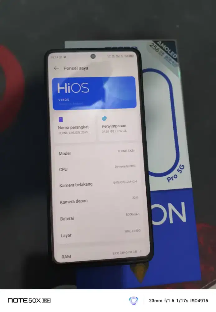 Tecno camon 20 pro 5g