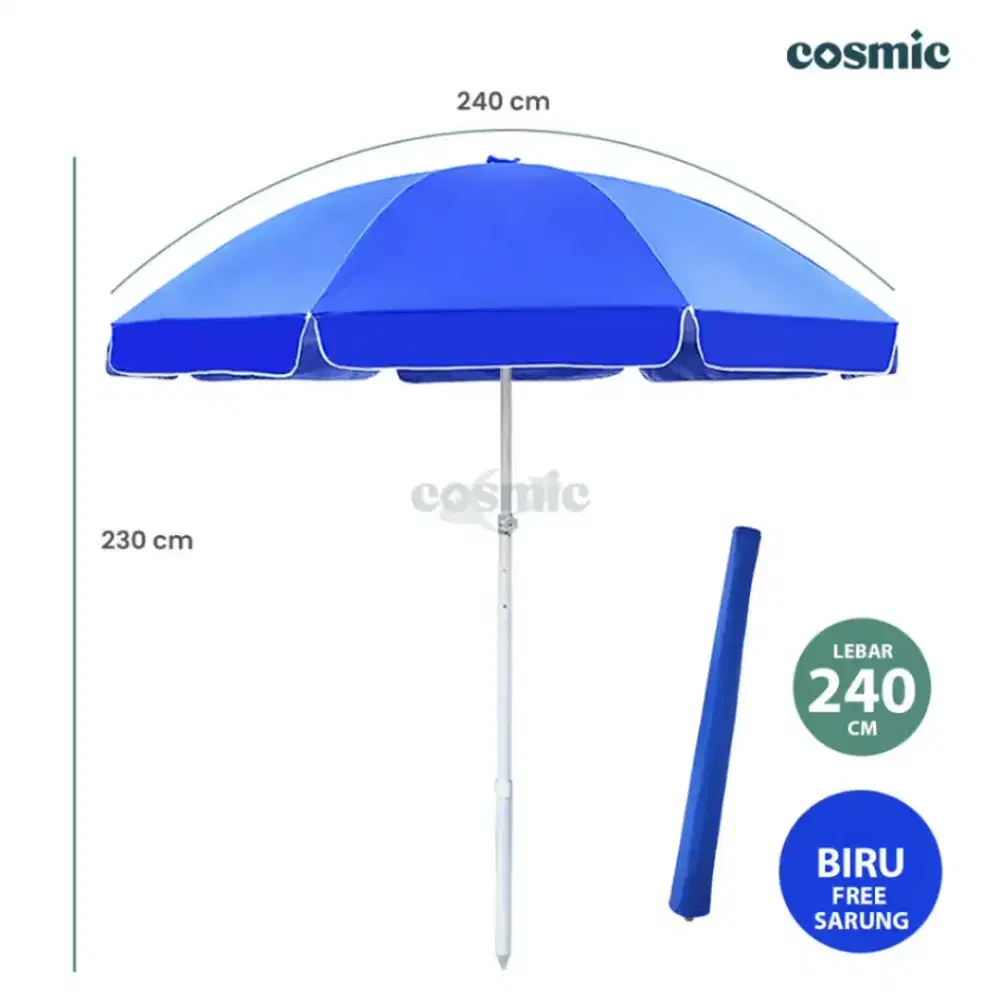 Payung jumbo 240cm dan kaki tripod