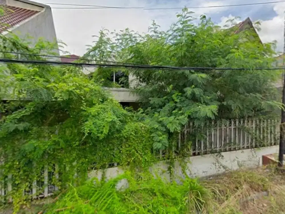 DIJUAL RUMAH DHARMAHUSADA INDAH SELATAN BLOK D - HITUNG TANAH