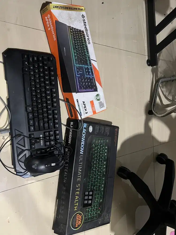 Keyboard razer & steelseries