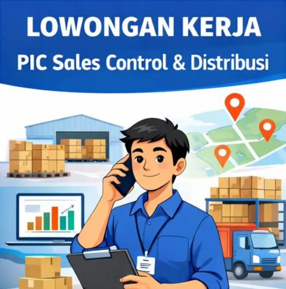 Dibutuhkan PIC Sales Control & Distribusi