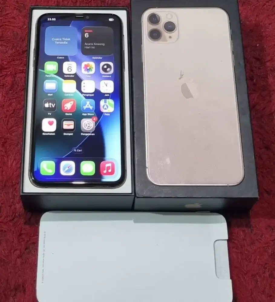 Iphone 11 promak 256gb unit dus kabel data
