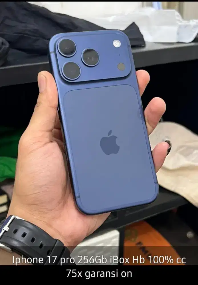 IPHONE 17PRO 256GB IBOX HB100%cc 75x garansi on