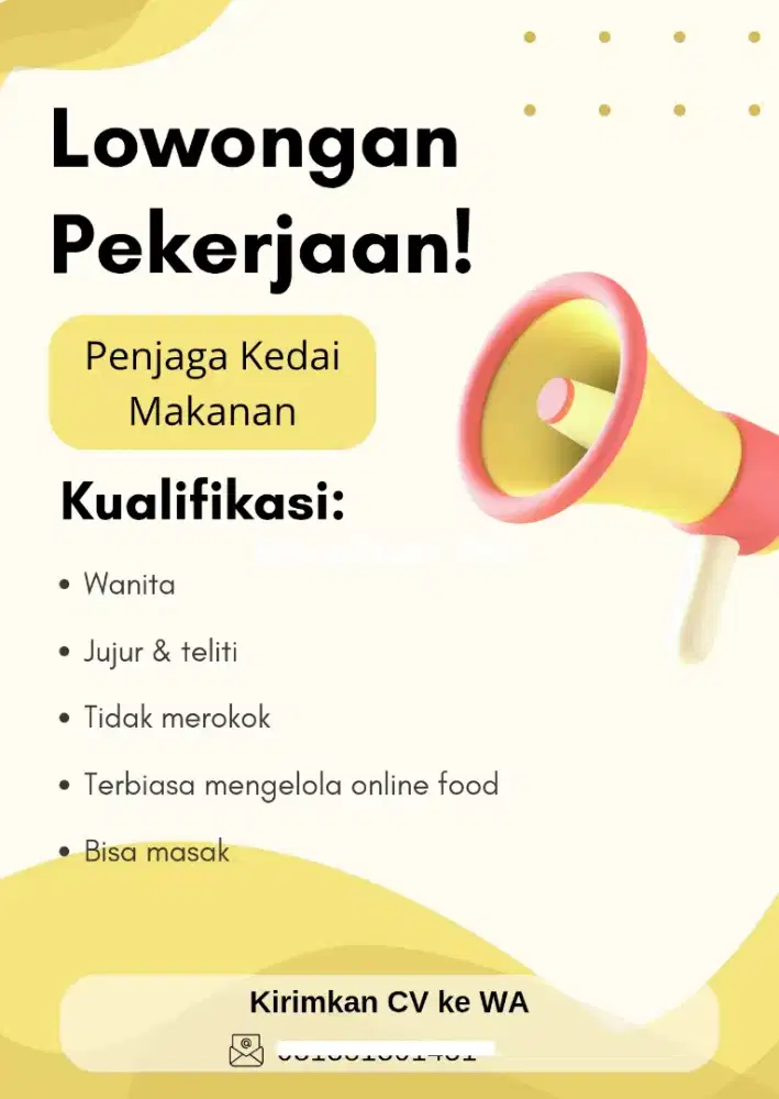 Jaga stan Ayam Bakar&Goreng