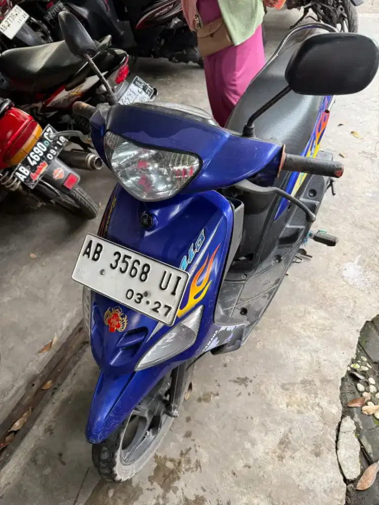 Mio 5TL THN 2007 plat AB kota