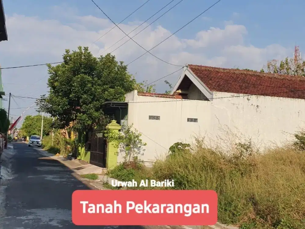 JUAL, Tanah Pekarangan, Jl. Margatama KOTA MADIUN