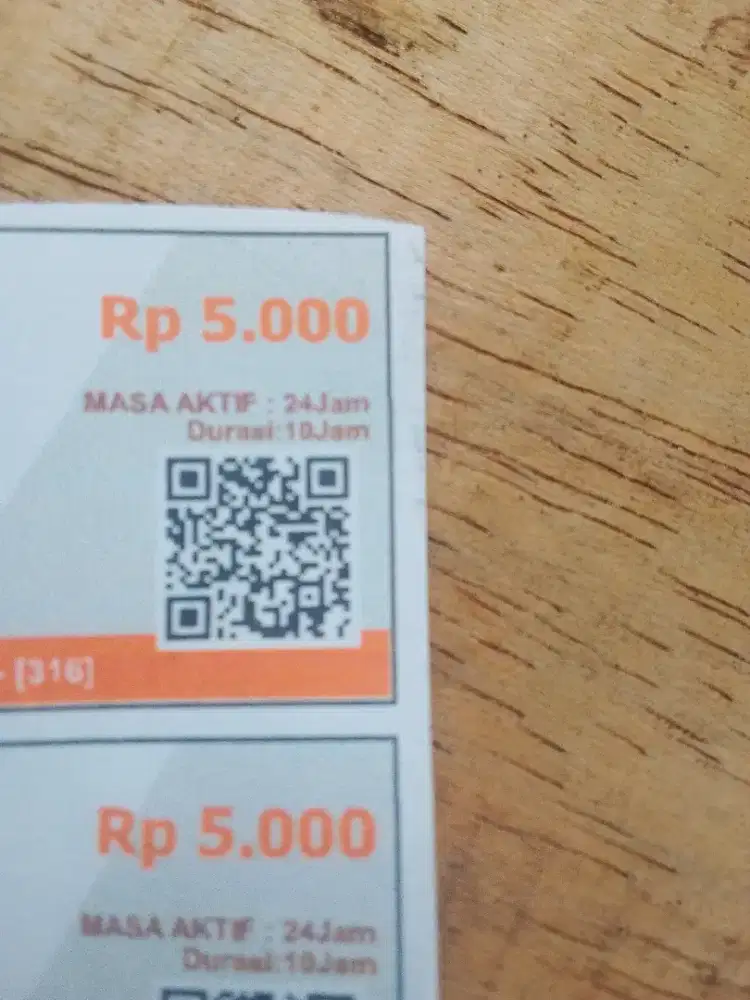 Voucher murah meriah langsung di antar di rumah dalam waktu 5 menit
