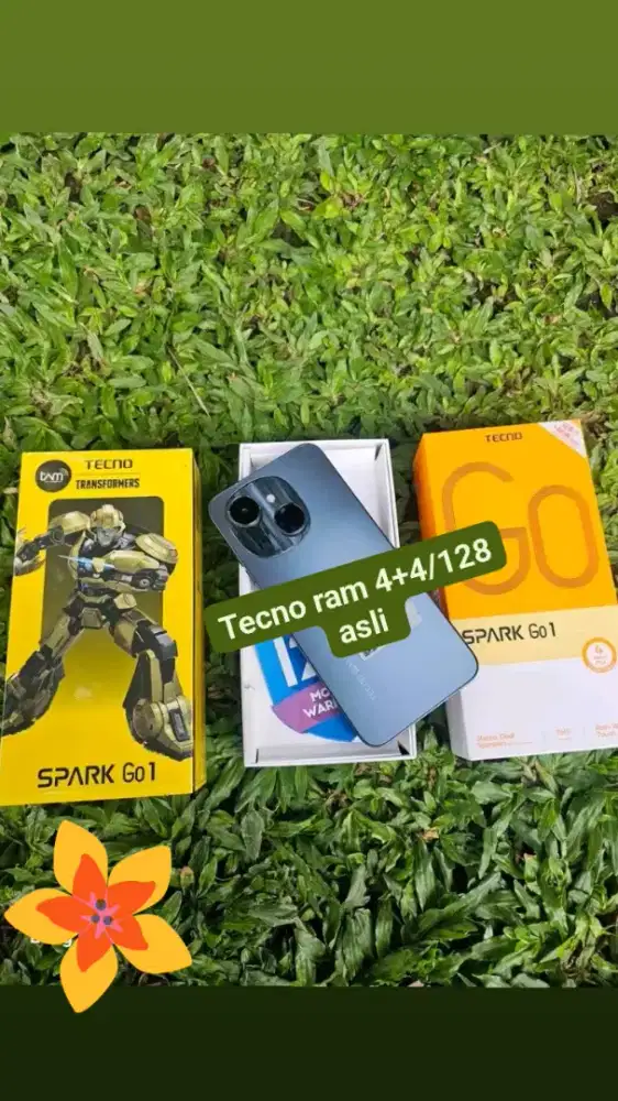 Tecno spark go 1 ram 4+4/128
