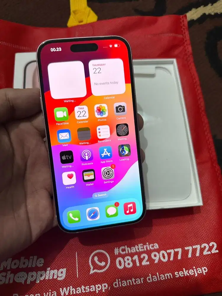 Iphone 15 128gb Pink IBOX Garansi On Juli 2026