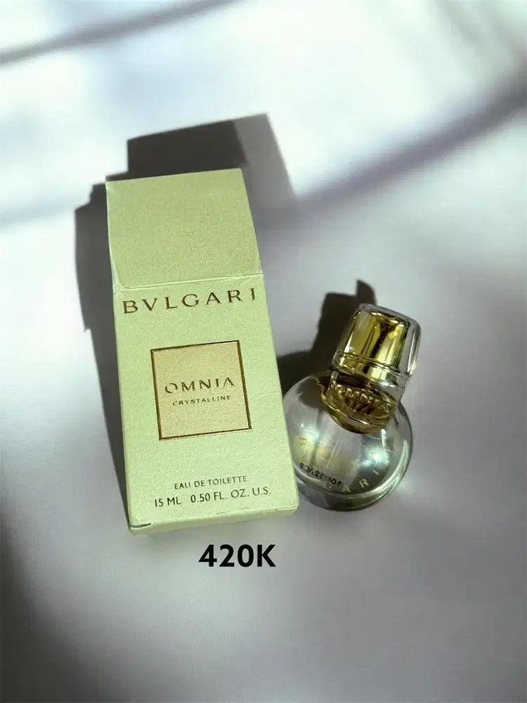 BLV omnia Crystalline  miniature parfume EDT