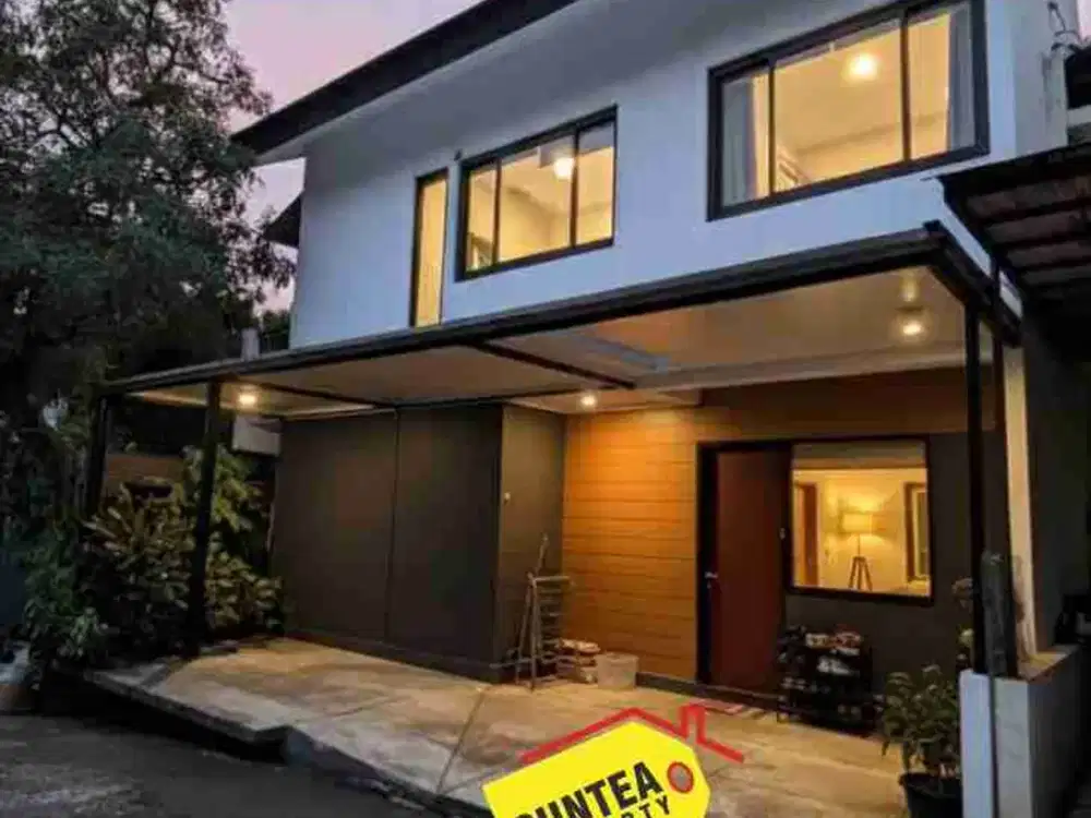 Rumah Cantik Estetik Murah di Veteran Bintaro Jakarta Selatan Dalam Cluster