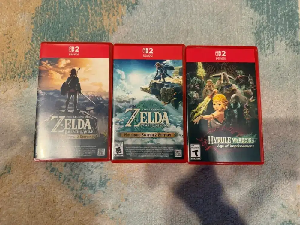 Kaset Nitendo Switch 2   Zelda  Original Like New