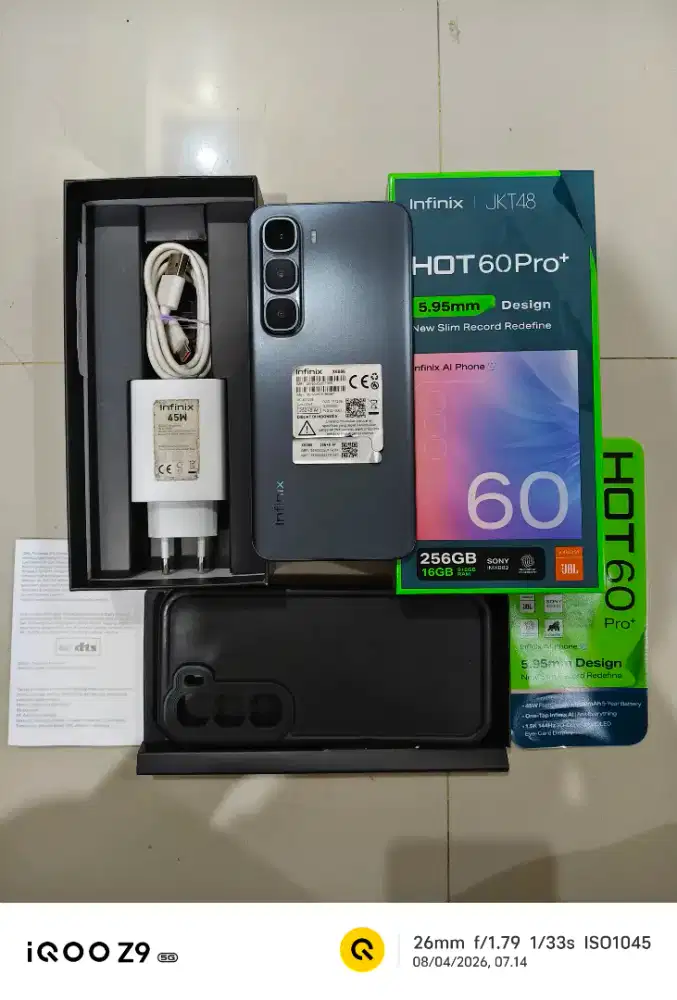 Infinix Hot 60 Pro+ Plus (8/256GB) Fullset