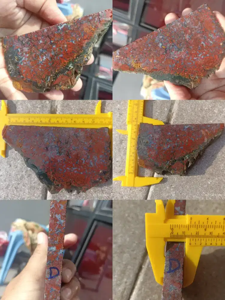 Bahan lempengan batu multicolor klawing