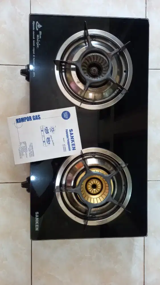 Kompor Gas Sanken Kaca SG-368DX2 SG-369DX2