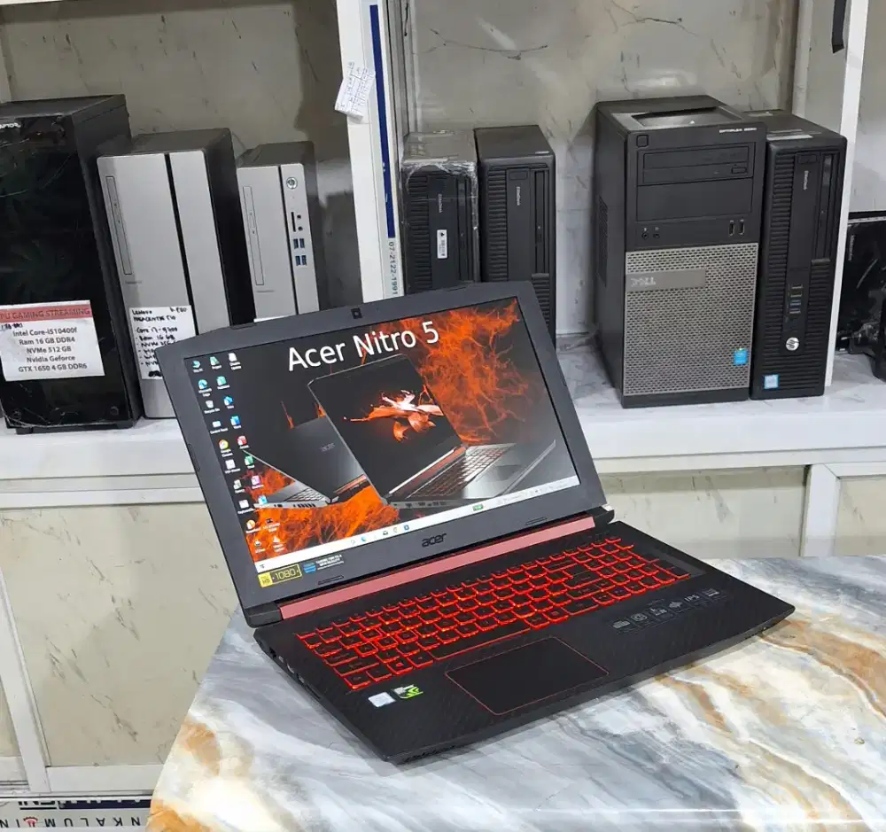LAPTOP GAMING ACER NITRO AN515 MULUS SUPER INTEL CORE i7 8750H