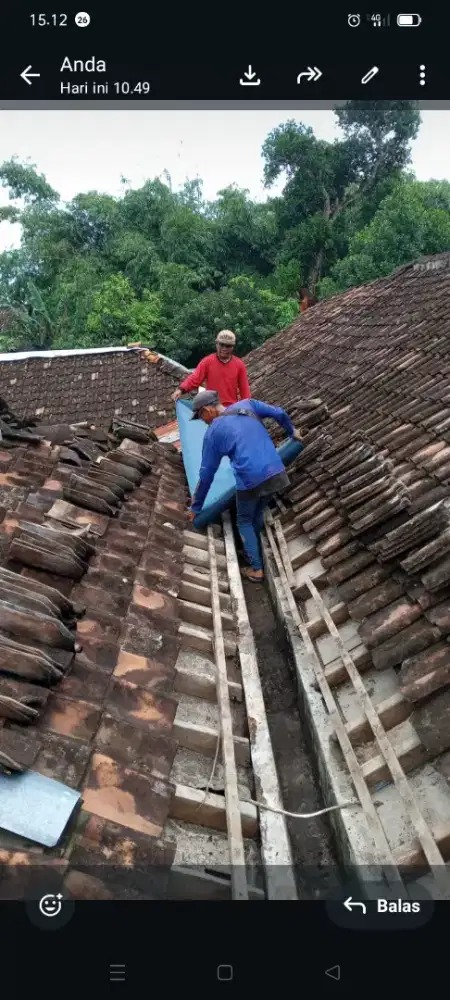 Perbaikan Atap Bocor