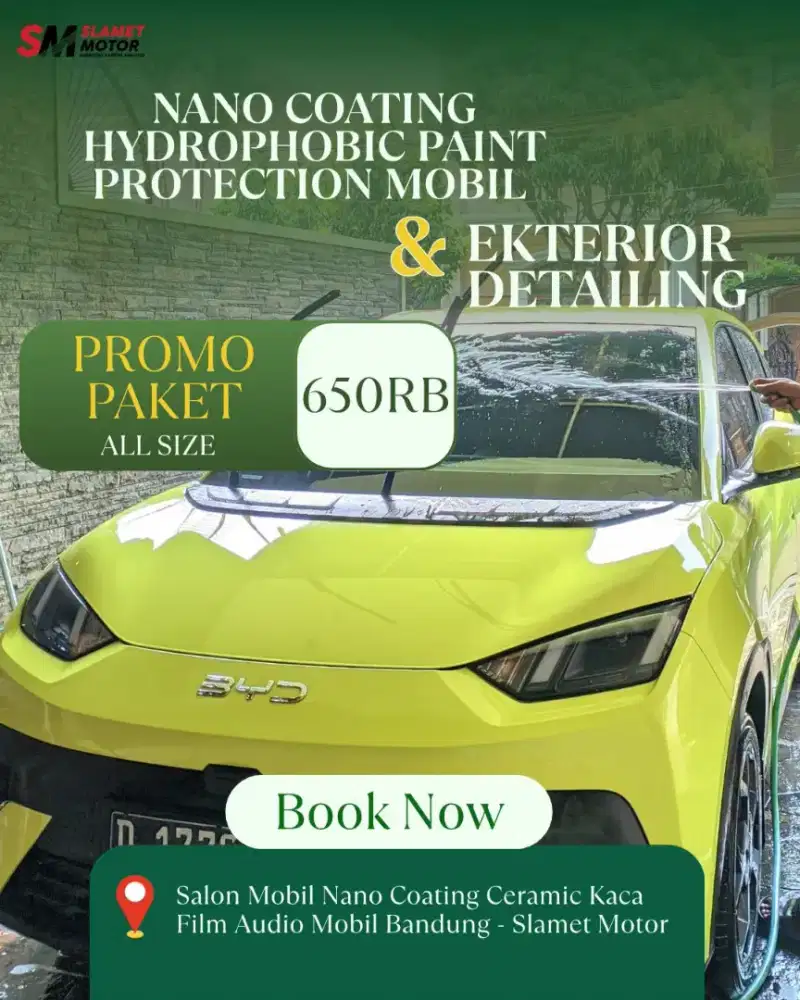 Nano coating mobil Salon mobil Nano ceramic coating Anti karat Mobil