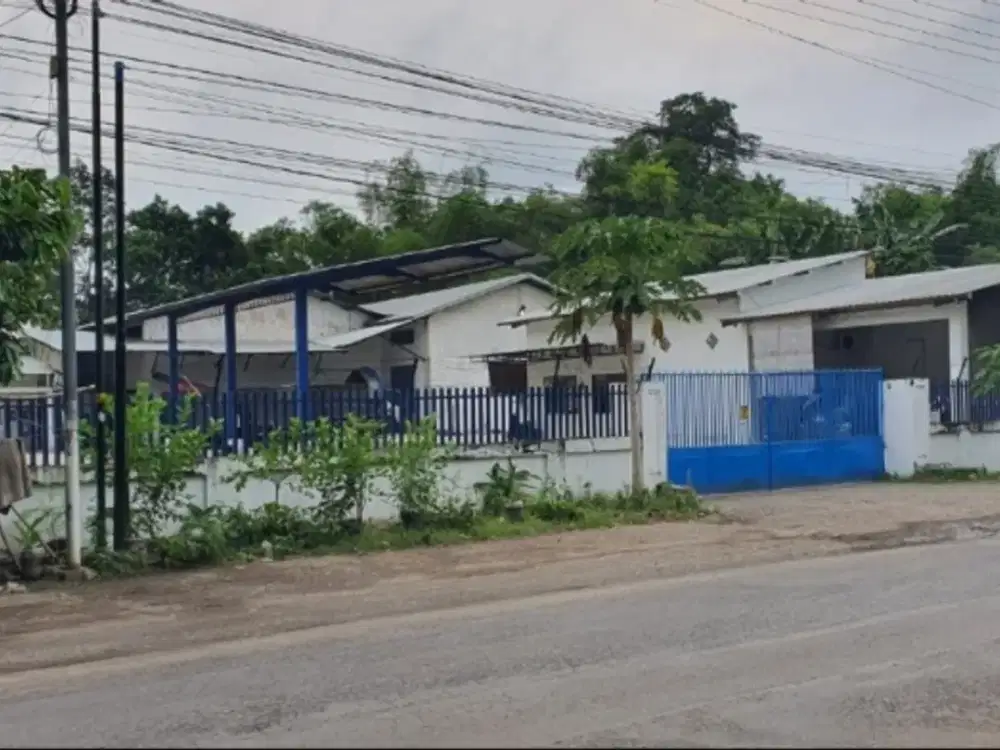 Dijual Gudang di pinggir jalan propinsi
