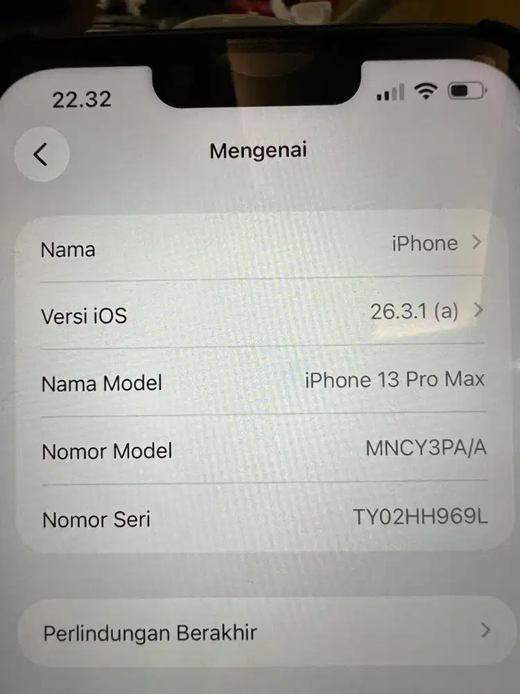 Jual Iphone 13 Promax second, pemakain pribadi nego