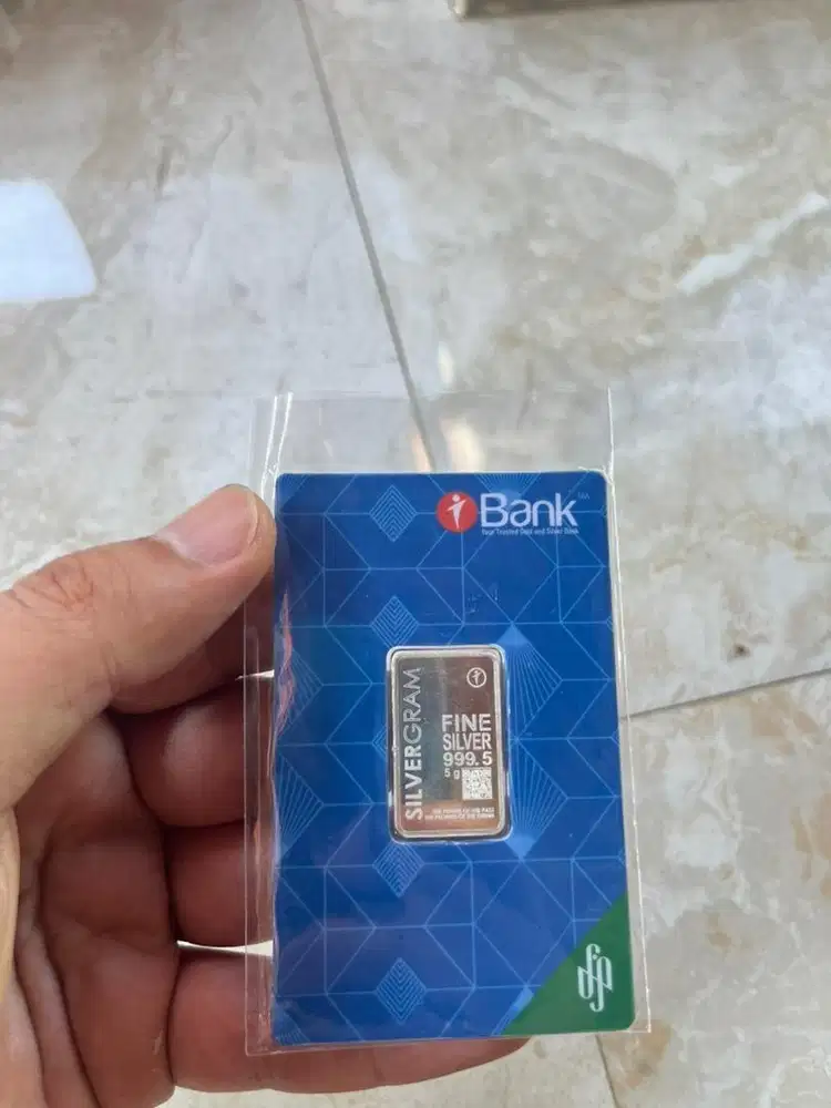 Perak batangan silvergram 5gr