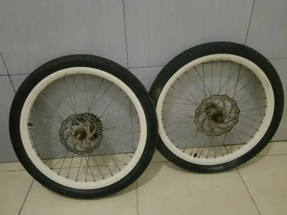 Velg sepeda lipat cakram