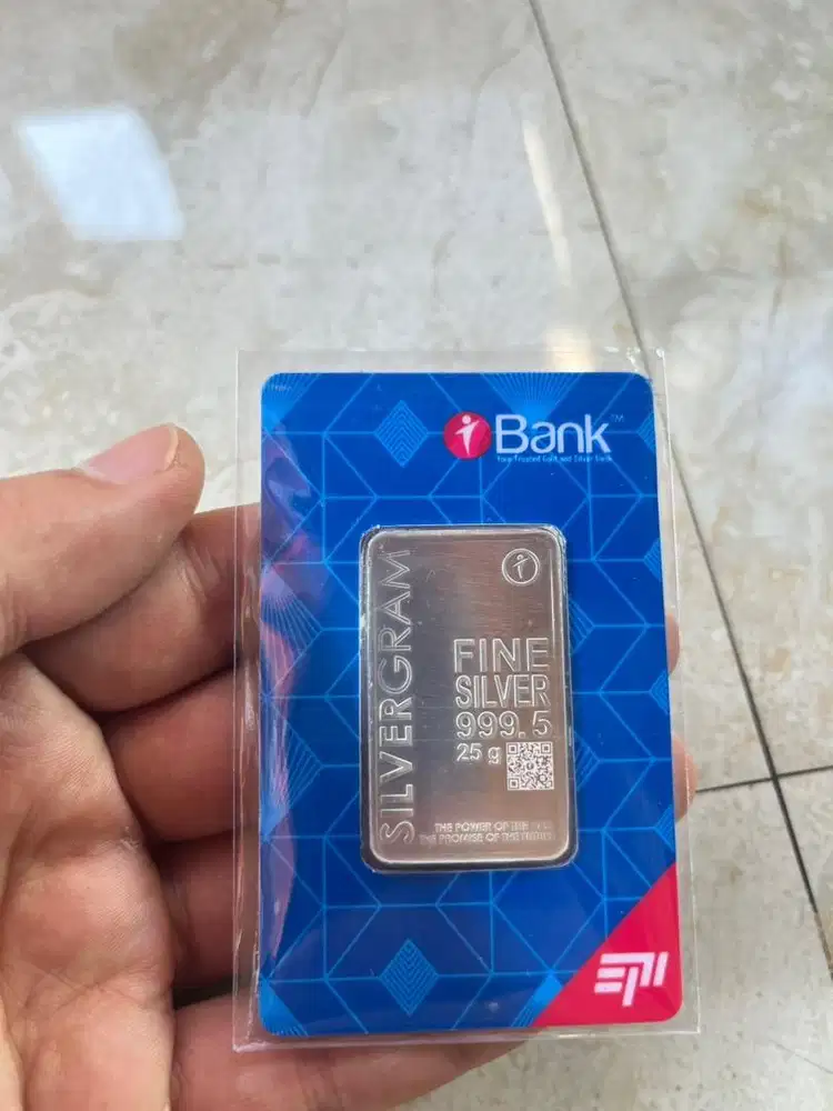 Perak Batangan Silvergram 25 gr