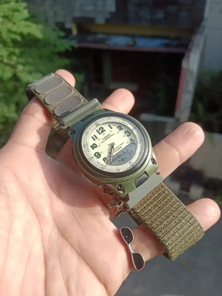 Casio Telememo Aw80 Army