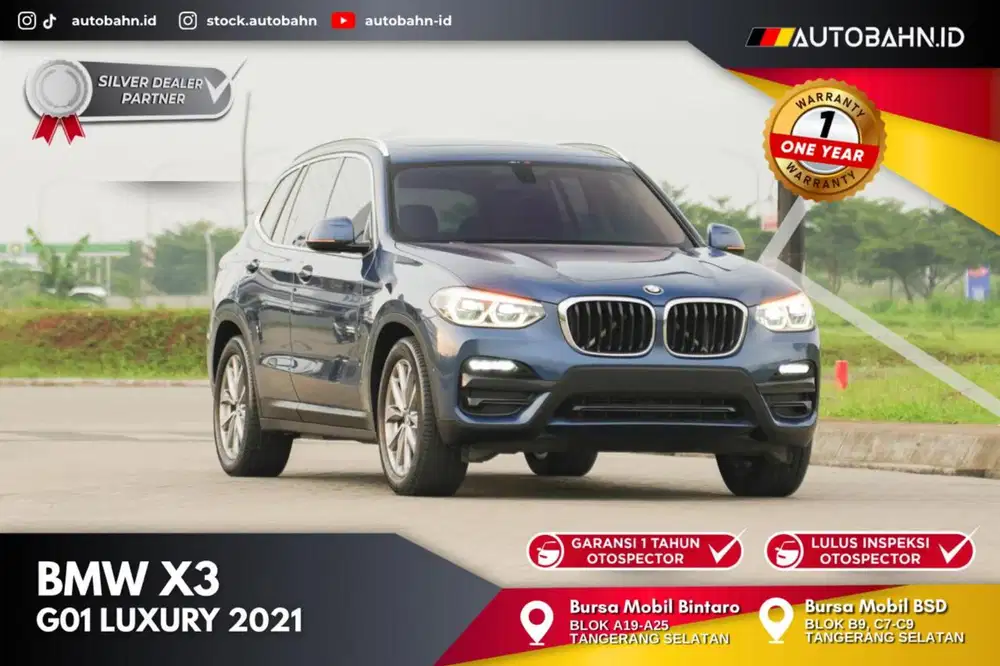 WARNA ANTIK! BMW X3 sDrive20i Luxury G01 Panoramic 2021